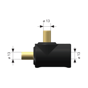 Dinse Kabelabzweig-Stecker DIX KAS 70/95